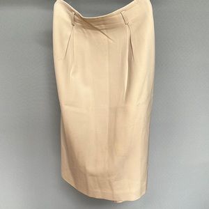 Liz Claiborne Cream Pencil Skirt
